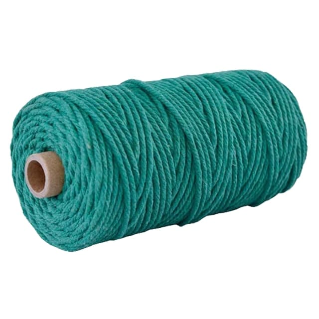 Corde macramé 2 mm vert canard